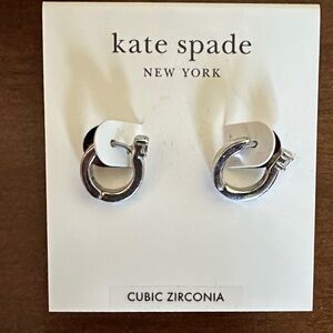 Kate Spade Silver Cubic Zirconia Earrings